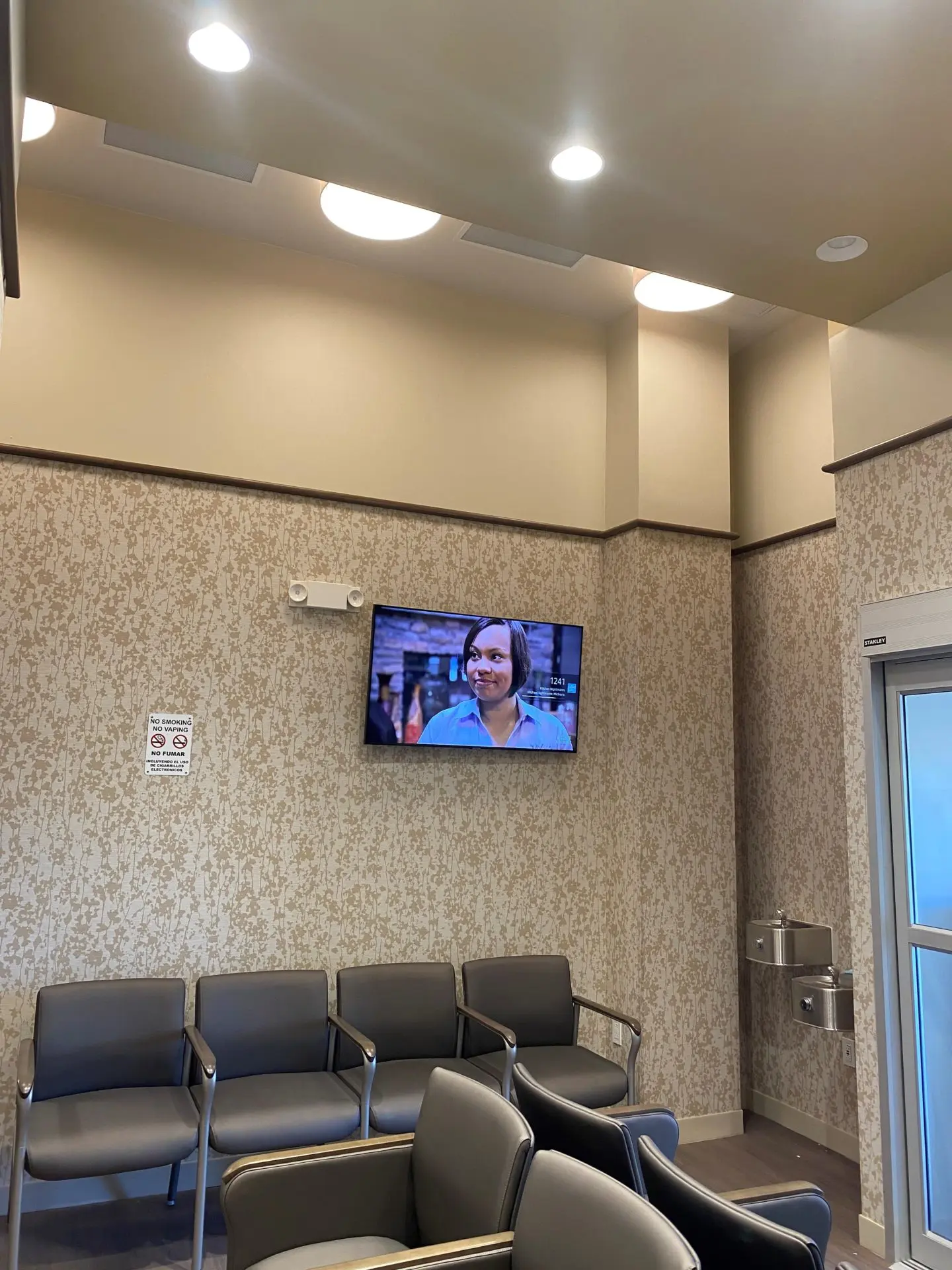 Seating area in the Health Med waiting room